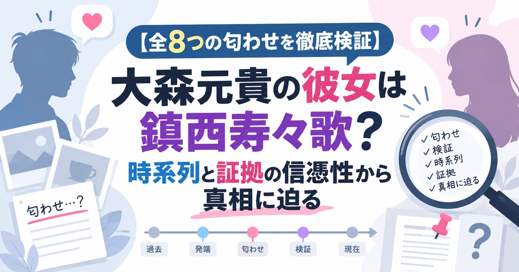 【全8つの匂わせを徹底検証】大森元貴の彼女は鎮西寿々歌？時系列と証拠の信憑性から真相に迫る