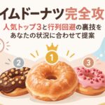 アイムドーナツ完全攻略｜人気トップ3と行列回避の裏技をあなたの状況に合わせて提案