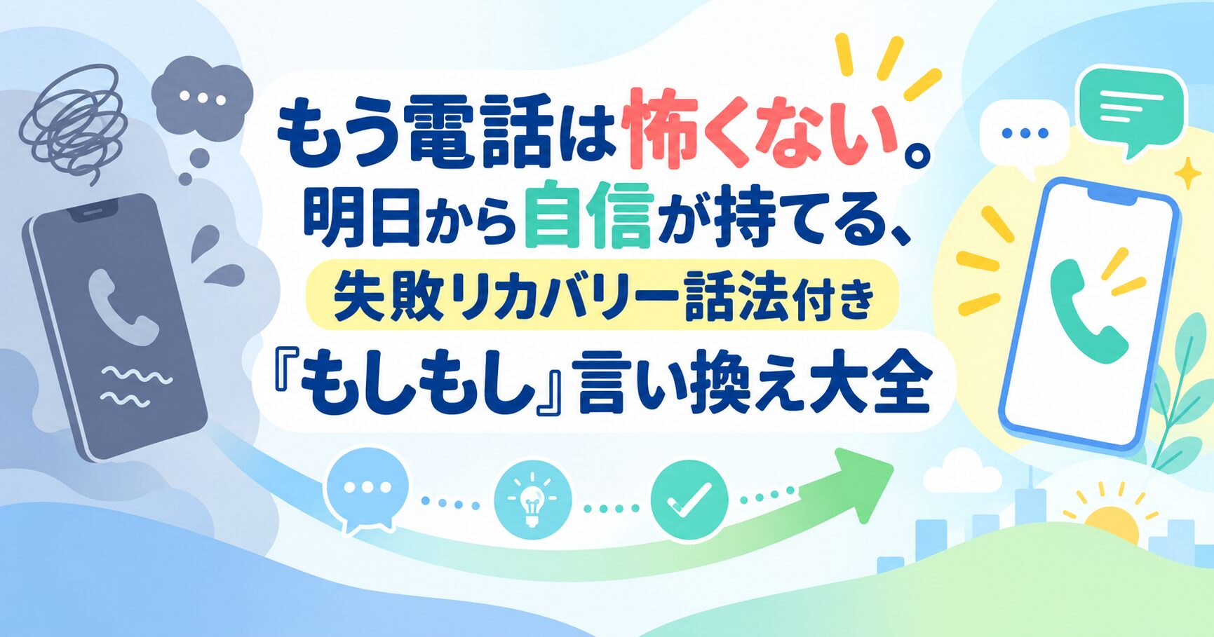 もう電話は怖くない。明日から自信が持てる、失敗リカバリー話法付き「もしもし」言い換え大全