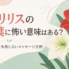 アマリリスの花言葉に怖い意味はある？色別の選び方と失敗しないメッセージ文例