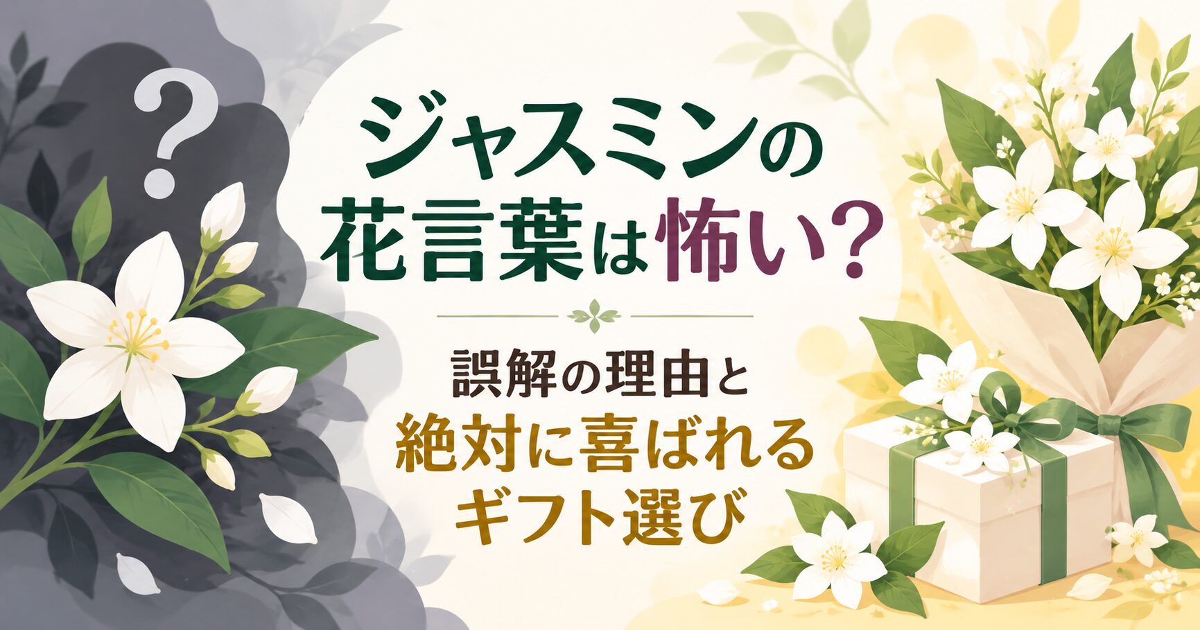 ジャスミンの花言葉は怖い？誤解の理由と絶対に喜ばれるギフト選び